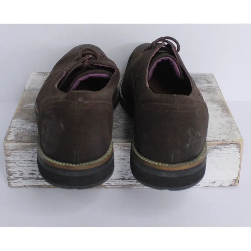 Blackstone Leather Wingtip‎ Men's 10.5 M Brown Suede Dress Shoes Vera Cuoio